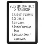 The 5 Great Benefits of Tablets in the Classroom - A Tutor