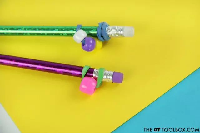 DIY Pencil Top Fidget Toy