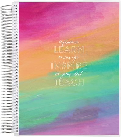 Metallic School Supplies Teacher Lesson Planner by Erin Condren | 2024 - 2025