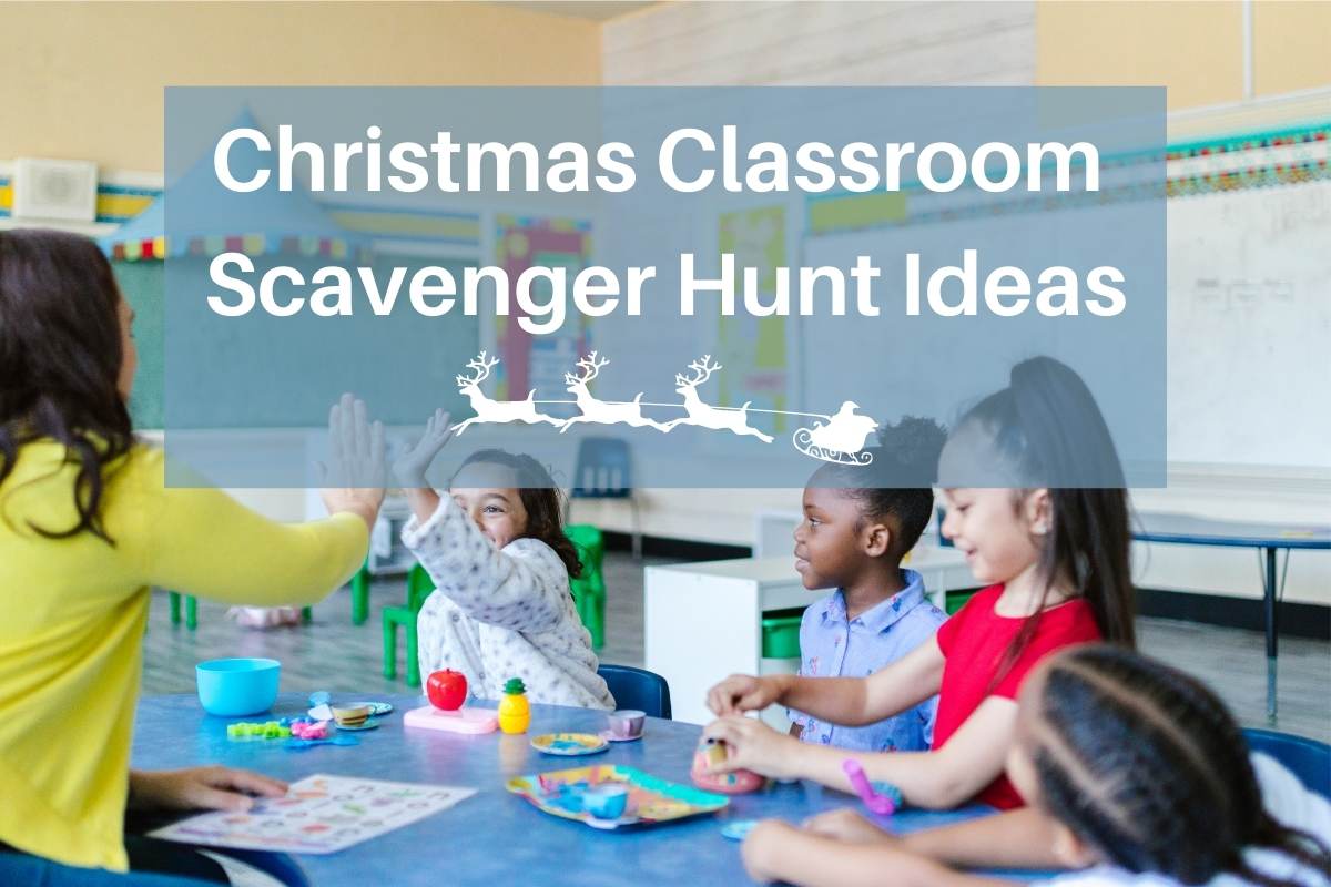 christmas classroom scavenger hunt