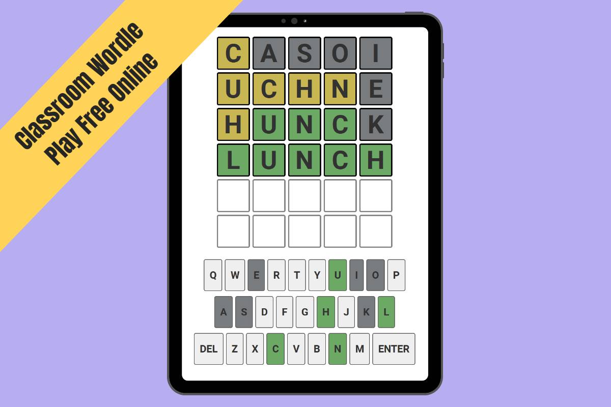 Clasroom Wordle Game Online