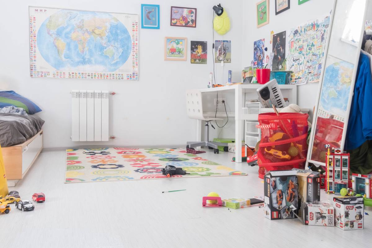 Children's room as an example of how to create a stimulating home environment for young learners