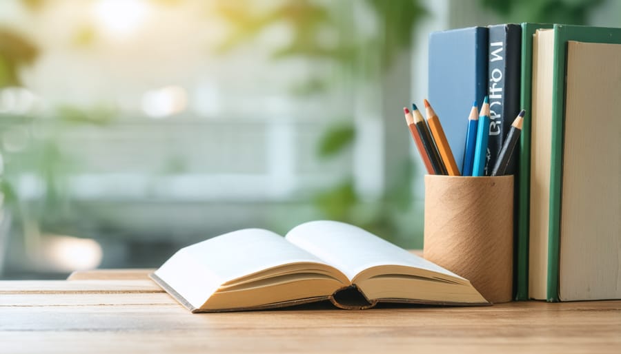 Peaceful relaxation area with natural elements and comfortable seating