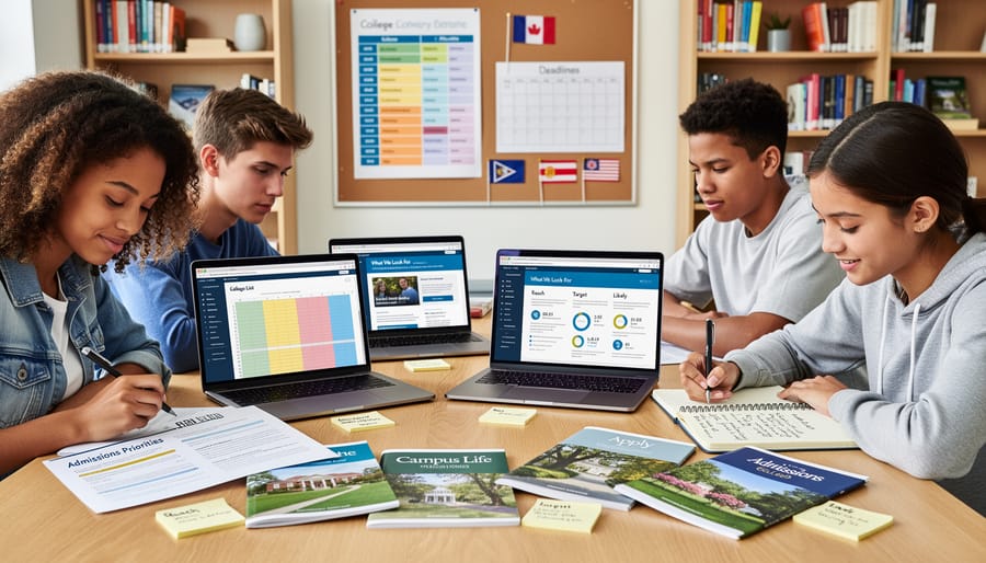 High school student conducting scientific research in laboratory setting