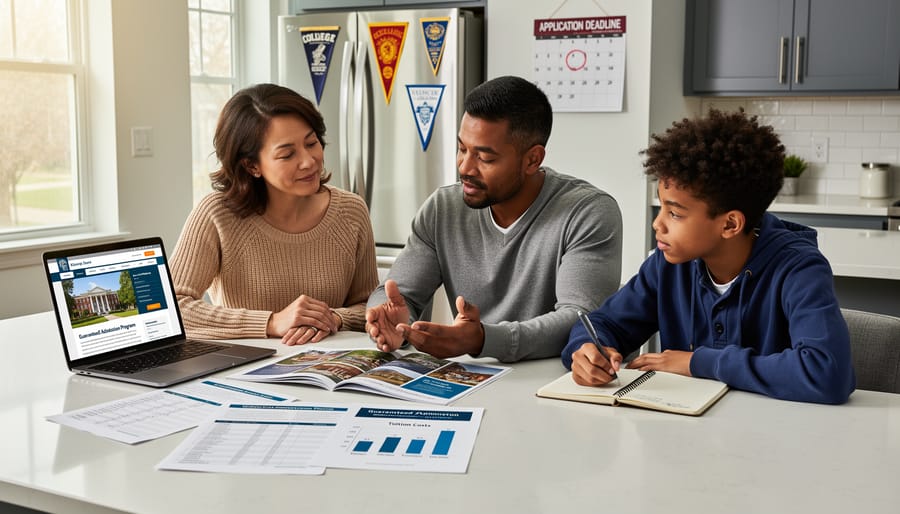 Diverse community college students collaborating in modern classroom setting